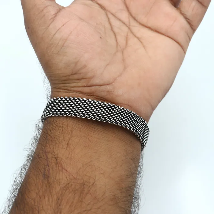 Bracelets TRIBAL ORNAMENTS 925 Sterling silver handmade solid mens vintage design chain bracelet flexible bracelet unisex jewelry from india sbr753 Bracelets TRIBAL ORNAMENTS 925 Sterling silver handmade solid mens vintage design chain bracelet flexible bracelet unisex jewelry from india sbr753