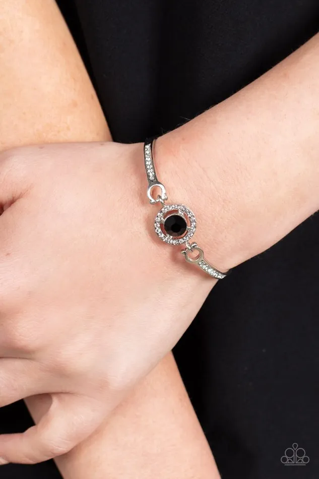 Bracelets Paparazzi Jewelry Paparazzi Bracelet Focused and Fabulous Black