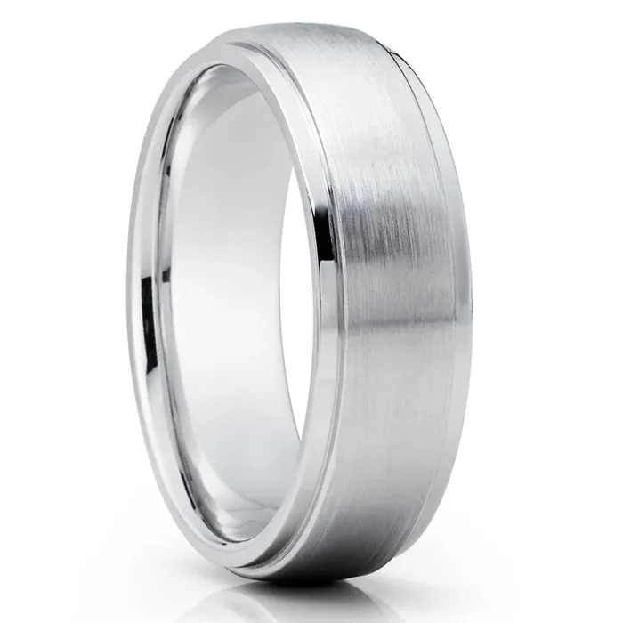 Clean Casting Jewelry Rings Man Wedding Ring Womens Wedding Ring 14k White Gold Gold Wedding Ring Dome Ring