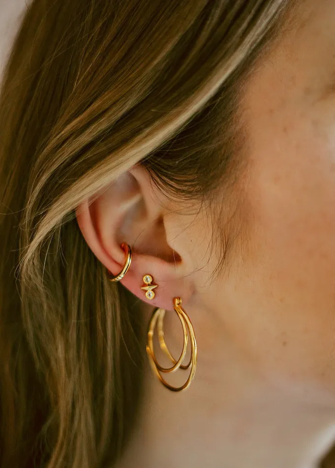 Earrings Sierra Winter Jewelry Atlas Earrings White Topaz