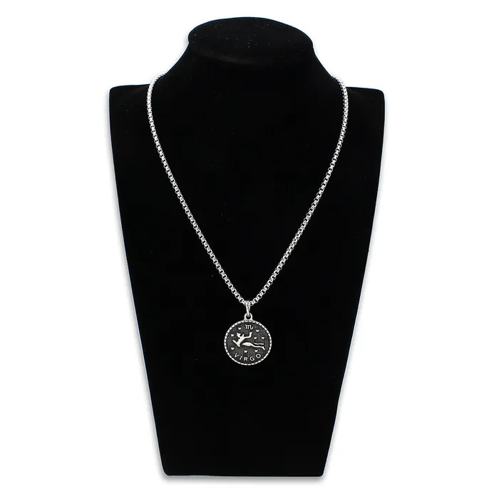 Alamode Necklaces TK3922 High polished no plating Stainless Steel Chain Pendant with NoStone in No Stone