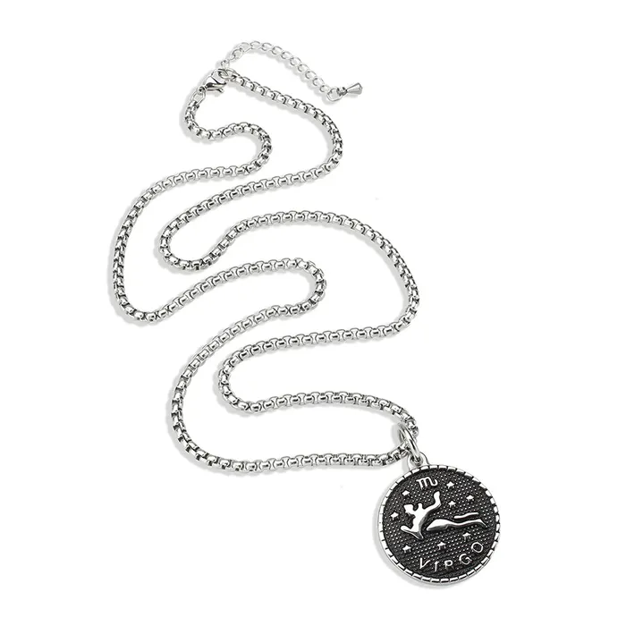 Alamode Necklaces TK3922 High polished no plating Stainless Steel Chain Pendant with NoStone in No Stone