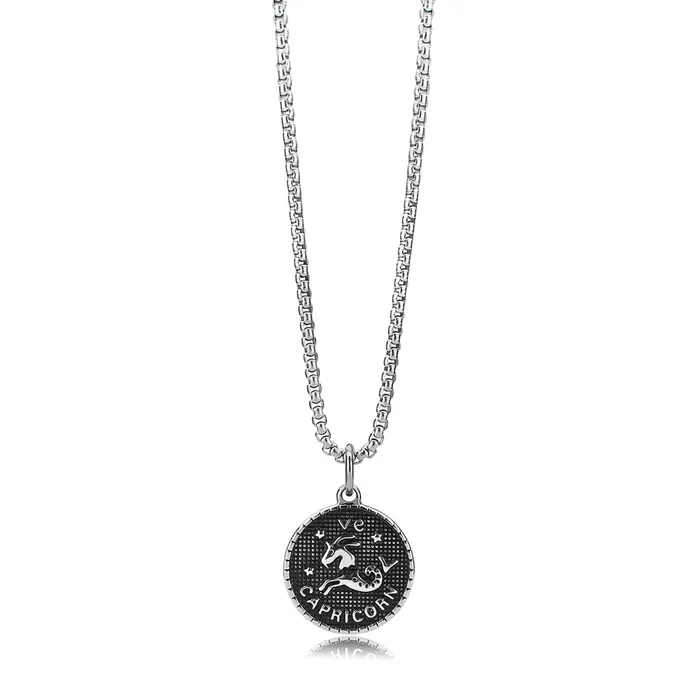 Alamode Necklaces TK3929 High polished no plating Stainless Steel Chain Pendant with NoStone in No Stone