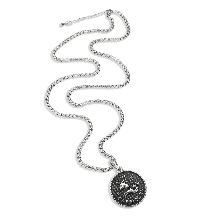 Alamode Necklaces TK3929 High polished no plating Stainless Steel Chain Pendant with NoStone in No Stone
