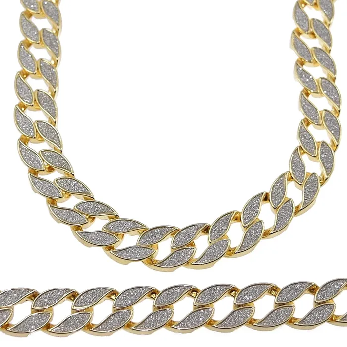 Bling Cartel Admin Necklaces Cuban Link Chain Gold Finish Sandblast Necklace 30 x 18MM Thick Bling Cartel Admin Necklaces Cuban Link Chain Gold Finish Sandblast Necklace 30 x 18MM Thick