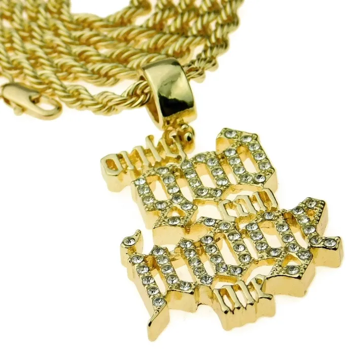 Bling Cartel Admin Necklaces Only God Can Judge Me Gold Finish Rope Chain Necklace 24