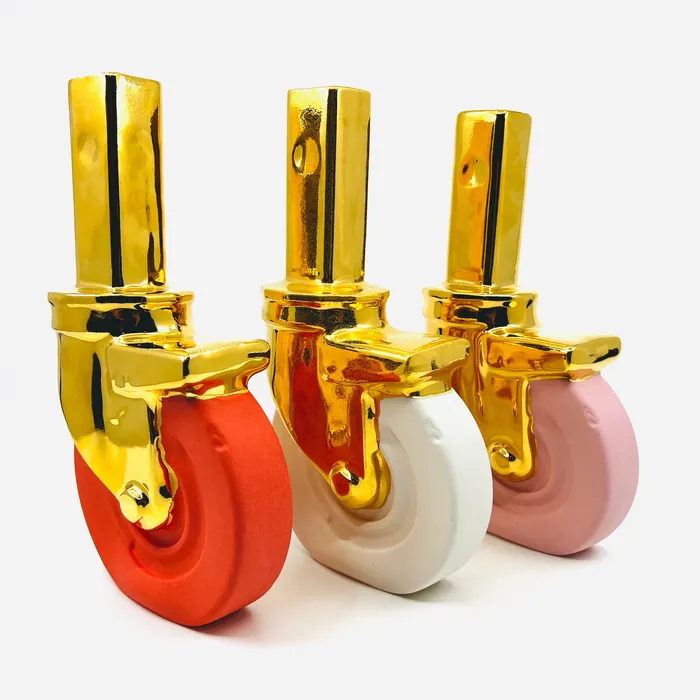 Candy Relics PreStyled Sets 22k Gold Caster Wheel Vase
