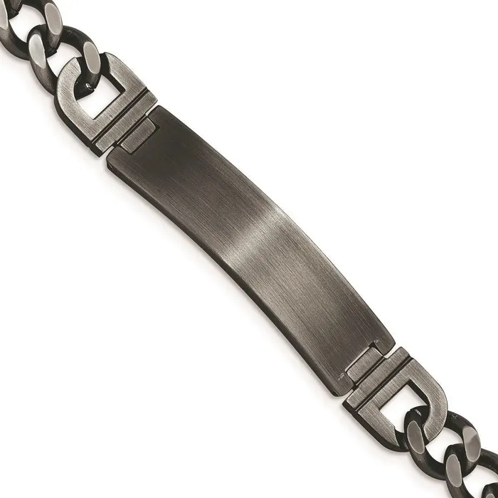 Chisel Bracelets Stainless Steel Brushed Antiqued White Bronze Plated 875in ID Bracelet Chisel Bracelets Stainless Steel Brushed Antiqued White Bronze Plated 875in ID Bracelet