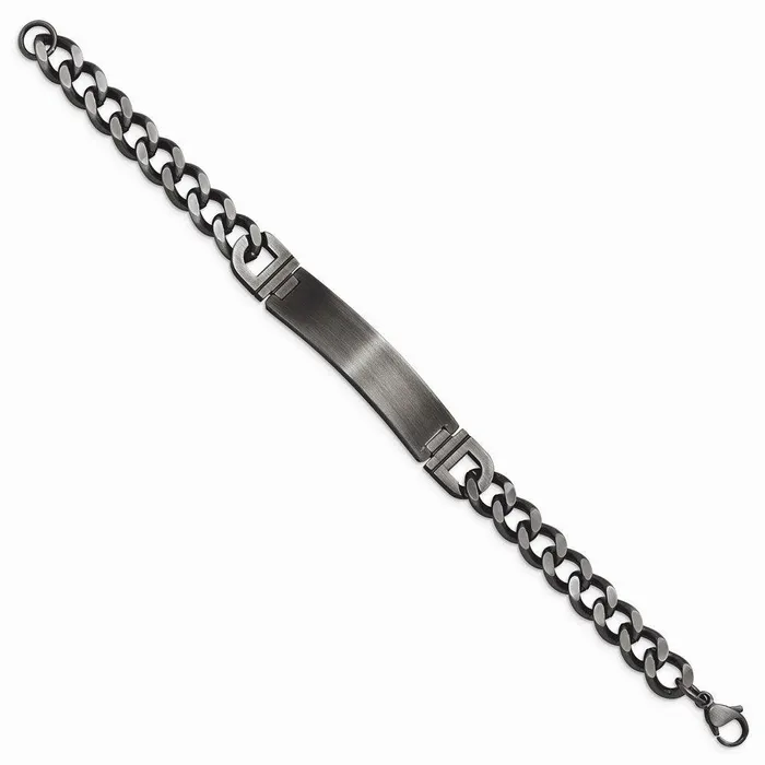 Chisel Bracelets Stainless Steel Brushed Antiqued White Bronze Plated 875in ID Bracelet Chisel Bracelets Stainless Steel Brushed Antiqued White Bronze Plated 875in ID Bracelet