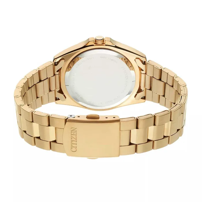 Citizen Citizen Mens Watch Japanese Quartz Black Dial Yellow Gold Bracelet BF058251F Bracelets Citizen Citizen Mens Watch Japanese Quartz Black Dial Yellow Gold Bracelet BF058251F Bracelets