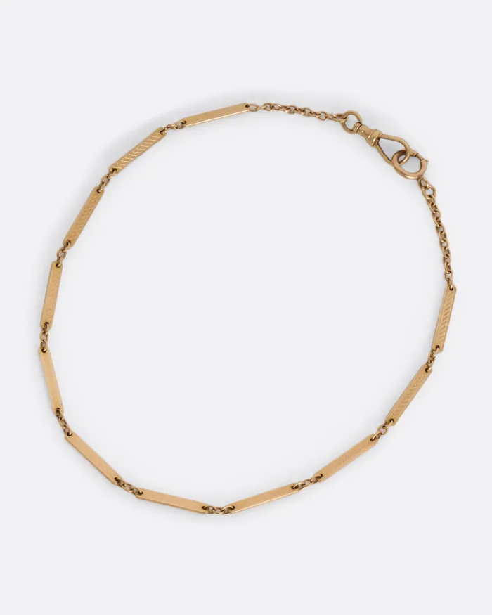 Elongated Link Watch Chain Necklace LISA KRAMER VINTAGE Necklaces Elongated Link Watch Chain Necklace LISA KRAMER VINTAGE Necklaces