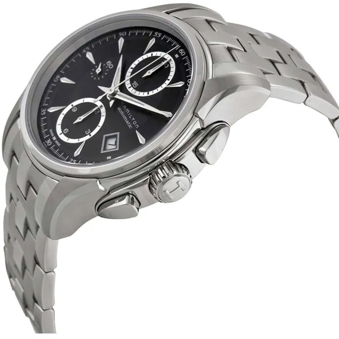 Hamilton Bracelets Hamilton Mens Watch Jazzmaster Auto Chrono Stainless Steel Bracelet H32616133 Hamilton Bracelets Hamilton Mens Watch Jazzmaster Auto Chrono Stainless Steel Bracelet H32616133