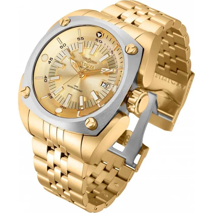 Invicta Bracelets Invicta Mens Automatic Watch Reserve Yellow Gold Stainless Steel Bracelet 32063 Invicta Bracelets Invicta Mens Automatic Watch Reserve Yellow Gold Stainless Steel Bracelet 32063