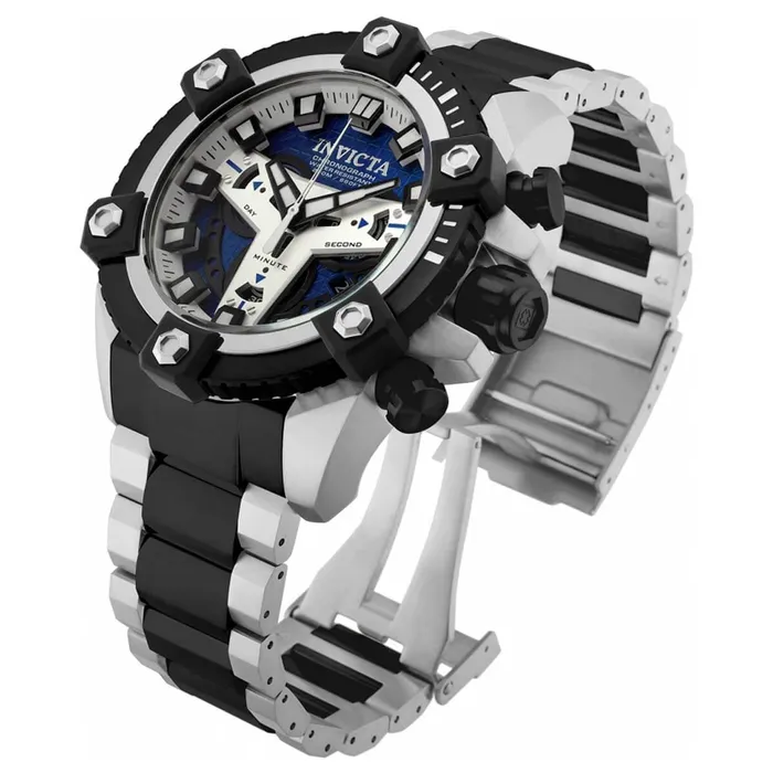 Invicta Bracelets Invicta Mens Chrono Watch Coalition Forces Blue and Silver Dial Bracelet 30906 Invicta Bracelets Invicta Mens Chrono Watch Coalition Forces Blue and Silver Dial Bracelet 30906