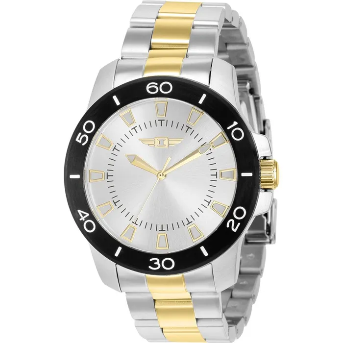 Invicta Bracelets Invicta Mens Watch I by Invicta White Accented Black Bezel Bracelet IBI36480 Invicta Bracelets Invicta Mens Watch I by Invicta White Accented Black Bezel Bracelet IBI36480