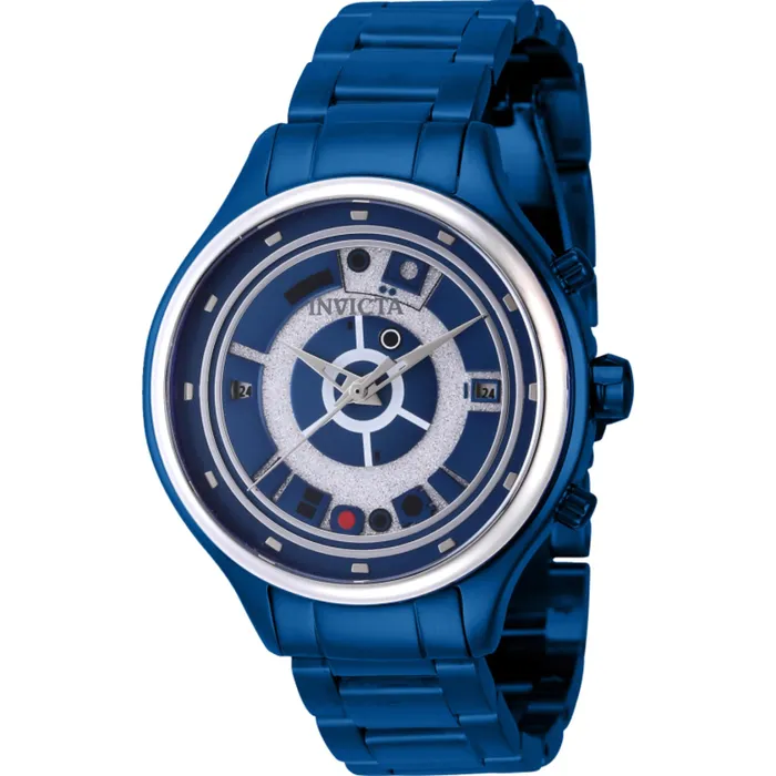 Invicta Bracelets Invicta Womens Watch Star Wars R2D2 Quartz Blue Stainless Steel Bracelet 41392 Invicta Bracelets Invicta Womens Watch Star Wars R2D2 Quartz Blue Stainless Steel Bracelet 41392