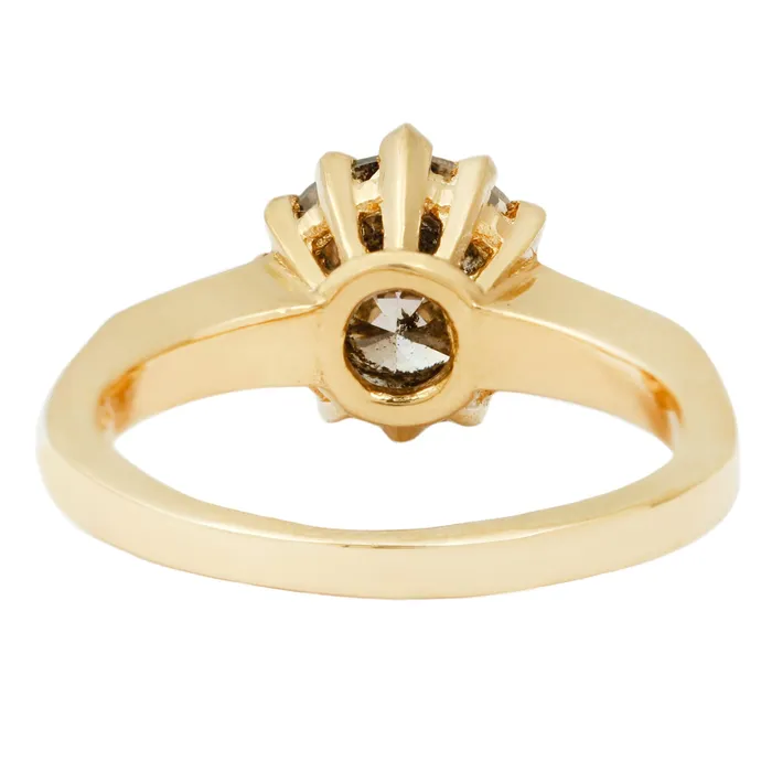 Lauren Wolf Jewelry Rings Golden Noir Diamond Ring