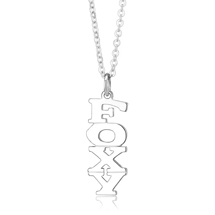 LO337 Silver Brass Pendant with No Stone Alamode Necklaces