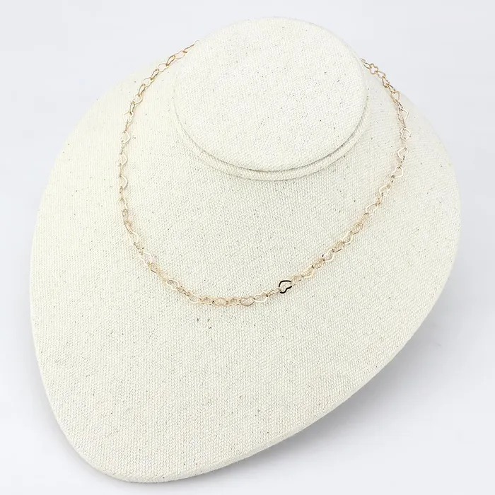 LO4695 Flash Rose Gold Brass Necklace with No Stone Alamode Necklaces