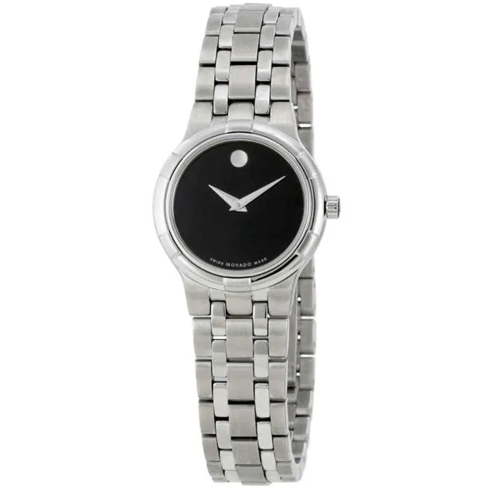 Movado Movado Womens Swiss Quartz Watch Metio Black Dial Silver Bracelet 0606204 Bracelets Movado Movado Womens Swiss Quartz Watch Metio Black Dial Silver Bracelet 0606204 Bracelets