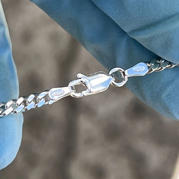 Necklaces 925 Sterling Silver Miami Cuban Link Chain Italy Necklace 3MM 1630 Bling Cartel Necklaces 925 Sterling Silver Miami Cuban Link Chain Italy Necklace 3MM 1630 Bling Cartel