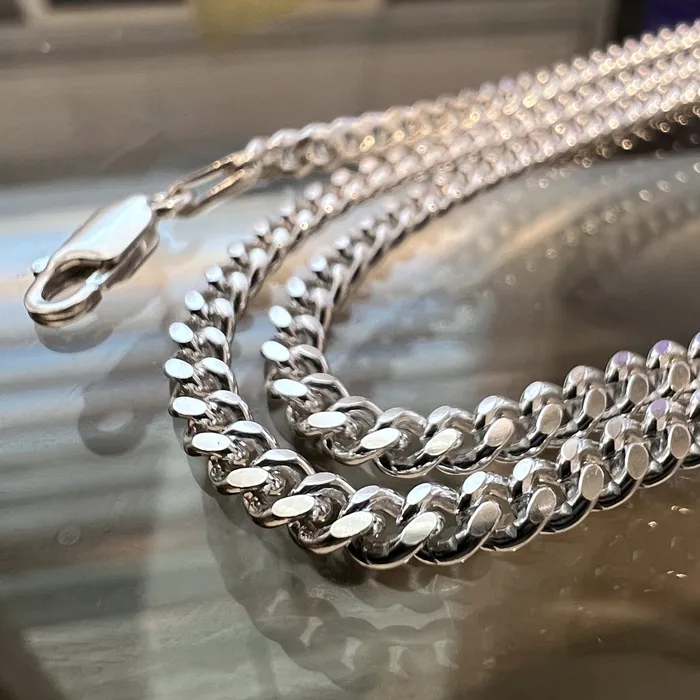 Necklaces 925 Sterling Silver Miami Cuban Link Chain Italy Necklace 3MM 1630 Bling Cartel Necklaces 925 Sterling Silver Miami Cuban Link Chain Italy Necklace 3MM 1630 Bling Cartel
