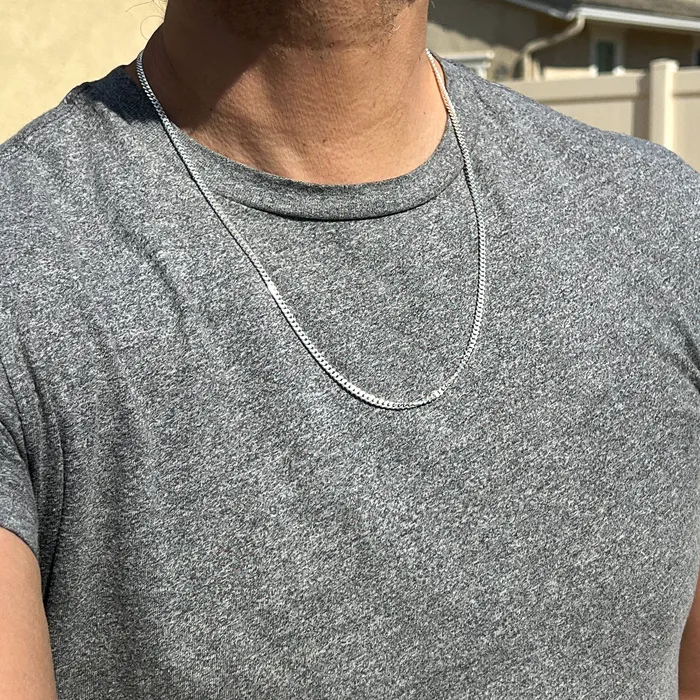 Necklaces 925 Sterling Silver Miami Cuban Link Chain Italy Necklace 3MM 1630 Bling Cartel Necklaces 925 Sterling Silver Miami Cuban Link Chain Italy Necklace 3MM 1630 Bling Cartel