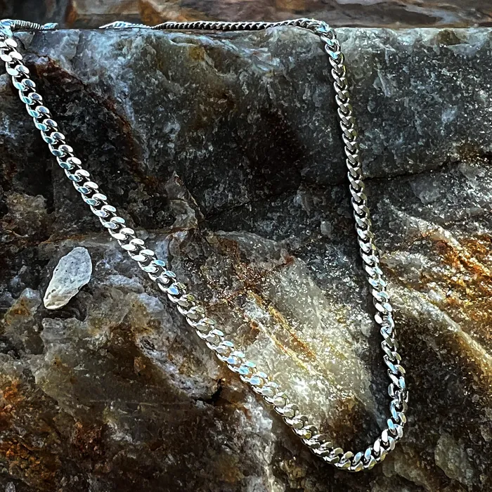 Necklaces 925 Sterling Silver Miami Cuban Link Chain Italy Necklace 3MM 1630 Bling Cartel Necklaces 925 Sterling Silver Miami Cuban Link Chain Italy Necklace 3MM 1630 Bling Cartel