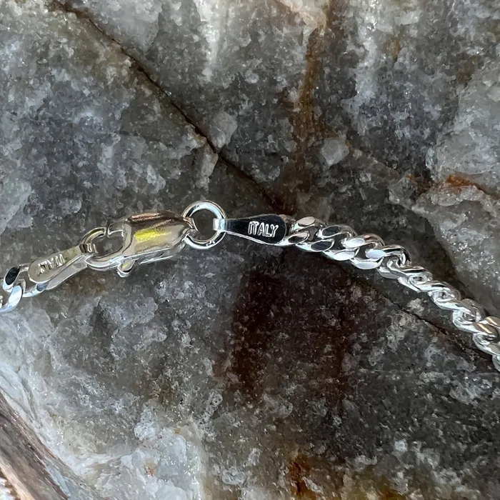Necklaces 925 Sterling Silver Miami Cuban Link Chain Italy Necklace 3MM 1630 Bling Cartel Necklaces 925 Sterling Silver Miami Cuban Link Chain Italy Necklace 3MM 1630 Bling Cartel