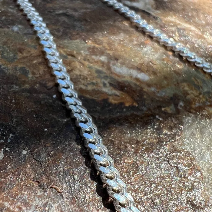 Necklaces 925 Sterling Silver Miami Cuban Link Chain Italy Necklace 3MM 1630 Bling Cartel Necklaces 925 Sterling Silver Miami Cuban Link Chain Italy Necklace 3MM 1630 Bling Cartel