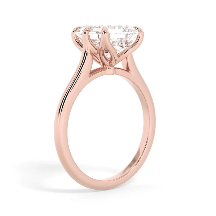 Petal Basket Solitaire Engagement Ring Setting deBebians Rings Petal Basket Solitaire Engagement Ring Setting deBebians Rings