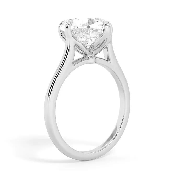 Petal Basket Solitaire Engagement Ring Setting deBebians Rings Petal Basket Solitaire Engagement Ring Setting deBebians Rings
