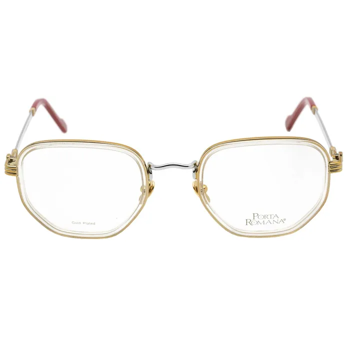 Porta Romana Mens Eyeglasses Gold Tone Metal FullRim Frame Mod 1262 100 Porta Romana Rings
