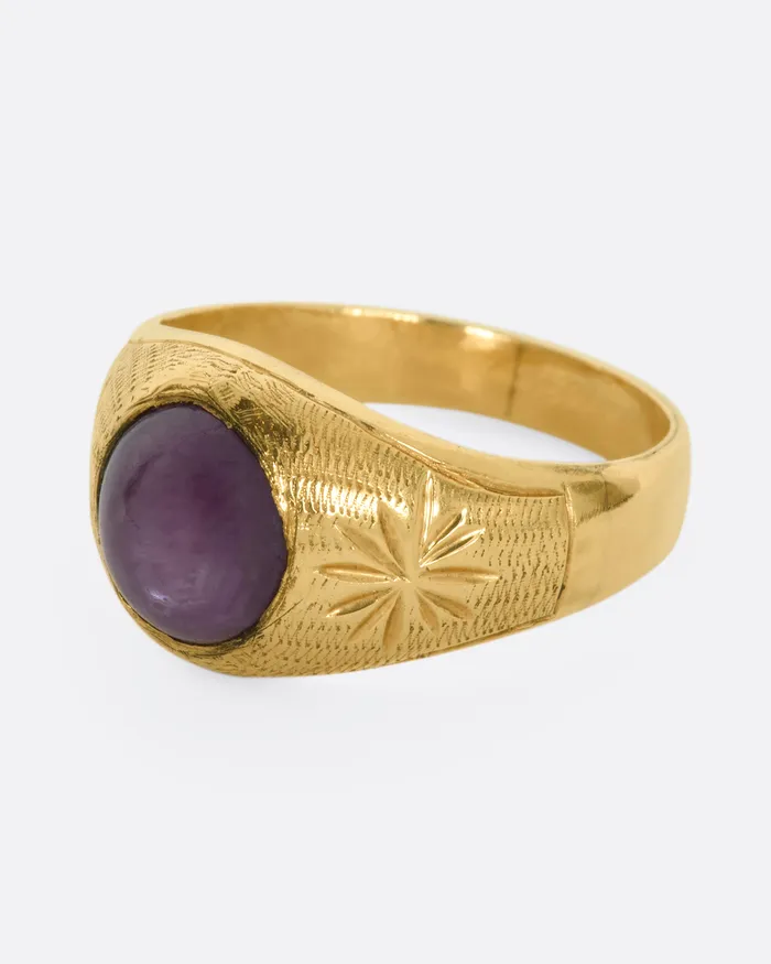Ruby Dome Ring ORLANDO GOLD REFINERY Rings Ruby Dome Ring ORLANDO GOLD REFINERY Rings
