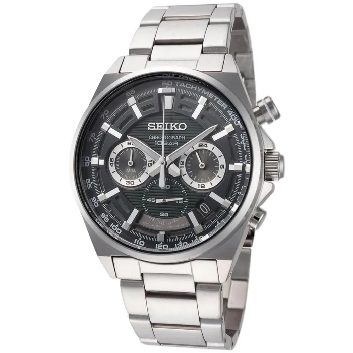 Seiko Mens Watch Chronograph Green Dial Stainless Steel Bracelet SSB405P1 SEIKO Bracelets Seiko Mens Watch Chronograph Green Dial Stainless Steel Bracelet SSB405P1 SEIKO Bracelets