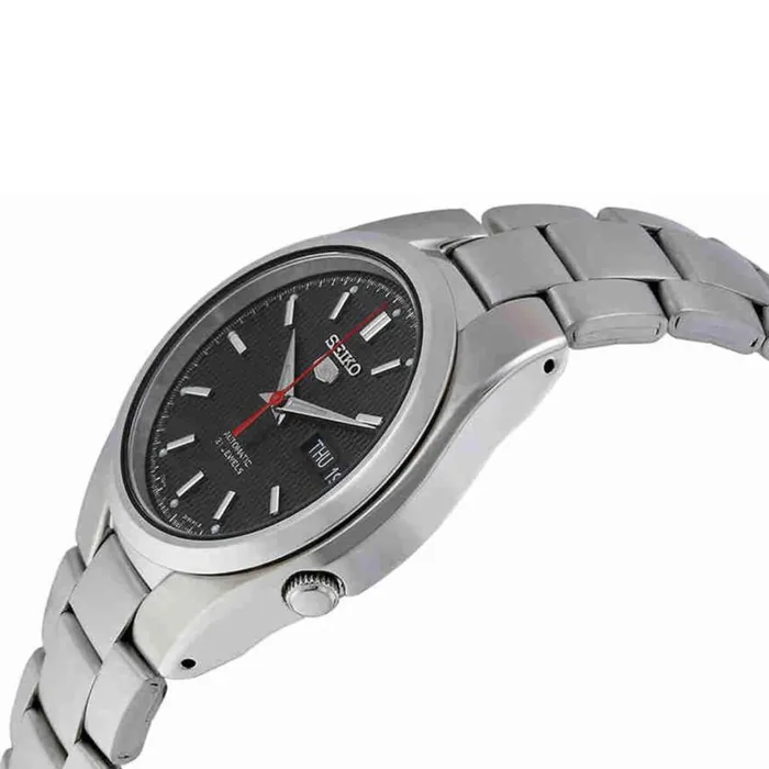 Seiko Mens Watch Seiko 5 DayDate Black Dial Silver Tone Bracelet SNK607K1 SEIKO Bracelets Seiko Mens Watch Seiko 5 DayDate Black Dial Silver Tone Bracelet SNK607K1 SEIKO Bracelets