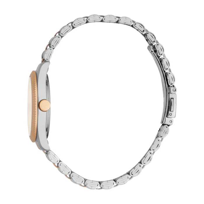 Bracelets ESPRIT Women Watch Two Tone Silver Rose Gold Color Case Bracelet Rose Gold Dial Esprit Bracelets ESPRIT Women Watch Two Tone Silver Rose Gold Color Case Bracelet Rose Gold Dial Esprit