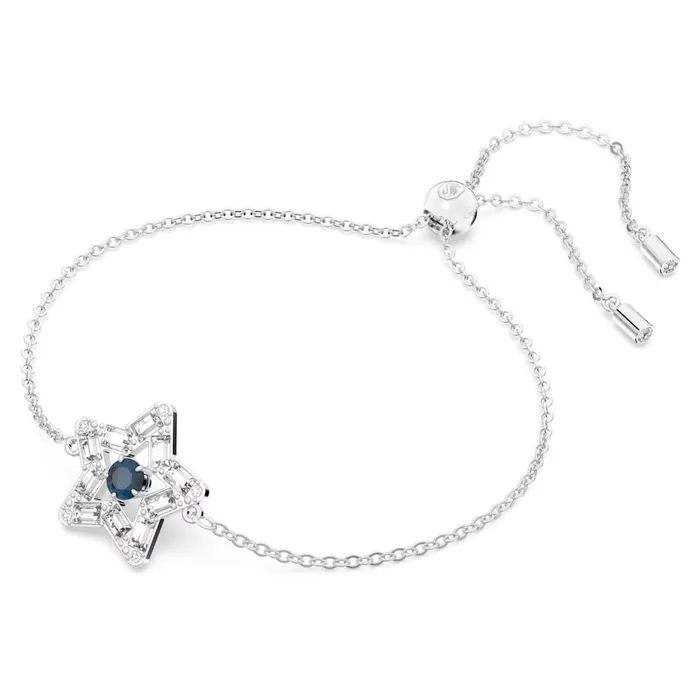 Bracelets Swarovski Stella Bracelet Star Blue Rhodium plated MEDIUM Swarovski Bracelets Swarovski Stella Bracelet Star Blue Rhodium plated MEDIUM Swarovski