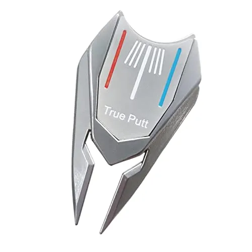 Dropshipped via Social Commerce Network Rings CALADNIS Divot Repair Fork Golf Ball Marker Golf Accessories Detachable Golfer Silver