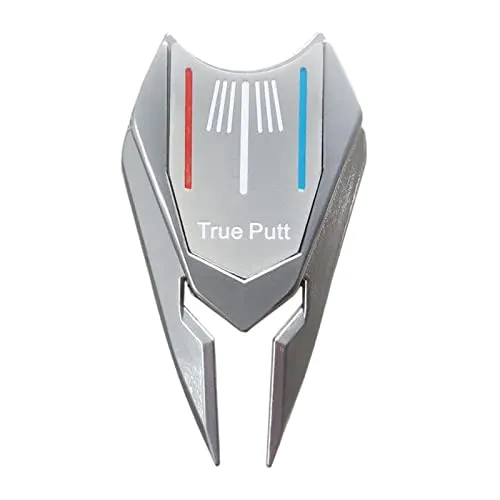 Dropshipped via Social Commerce Network Rings CALADNIS Divot Repair Fork Golf Ball Marker Golf Accessories Detachable Golfer Silver