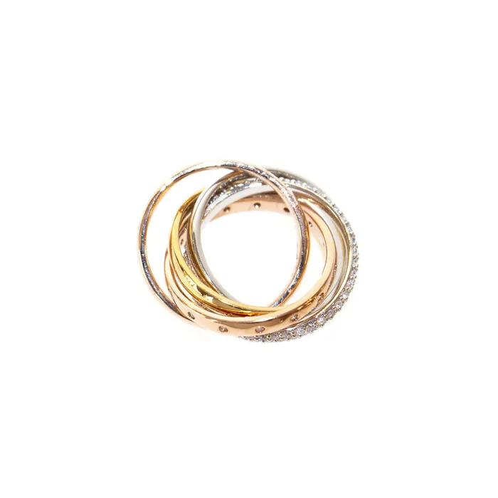 Esprit Rings Esprit Ring 3 S Rosegold Silver Ip Gold With Stone Design Puzzel Style Size 9 Esprit Rings Esprit Ring 3 S Rosegold Silver Ip Gold With Stone Design Puzzel Style Size 9