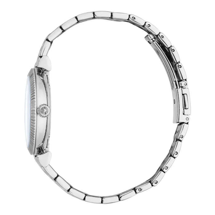 Just Cavalli Bracelets Just Cavalli Unleashed Ladies Blue Dial Silver Watch and Bracelet Set