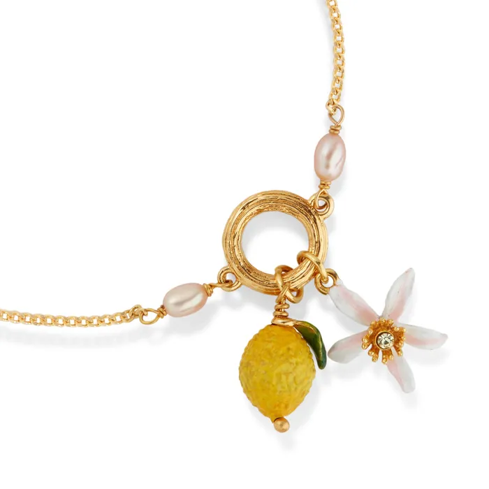 Les Nereides Bracelets Les Nereides Lemon And Lemon Blossom Fine Bracelet Les Nereides Bracelets Les Nereides Lemon And Lemon Blossom Fine Bracelet