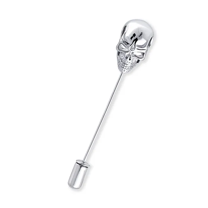 Rings Skull Bones Pin in Sterling Silver BERRICLE