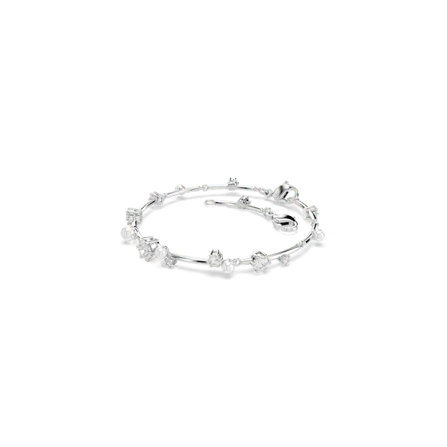 Swarovski Constella Tennis Bracelet Crystal Pearl Round Cuts White Rhodium Plated Swarovski Bracelets Swarovski Constella Tennis Bracelet Crystal Pearl Round Cuts White Rhodium Plated Swarovski Bracelets