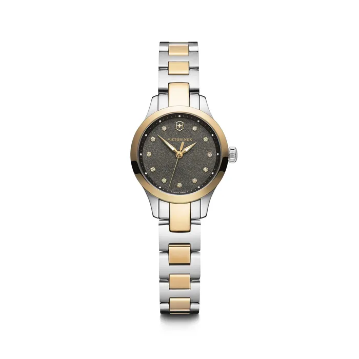 Victorinox Alliance Xs 28 Dark Grey Dial 2Tones Bracelet Womens Watch Victorinox Bracelets Victorinox Alliance Xs 28 Dark Grey Dial 2Tones Bracelet Womens Watch Victorinox Bracelets
