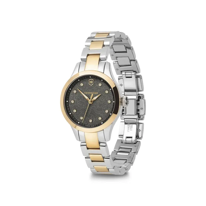 Victorinox Alliance Xs 28 Dark Grey Dial 2Tones Bracelet Womens Watch Victorinox Bracelets Victorinox Alliance Xs 28 Dark Grey Dial 2Tones Bracelet Womens Watch Victorinox Bracelets