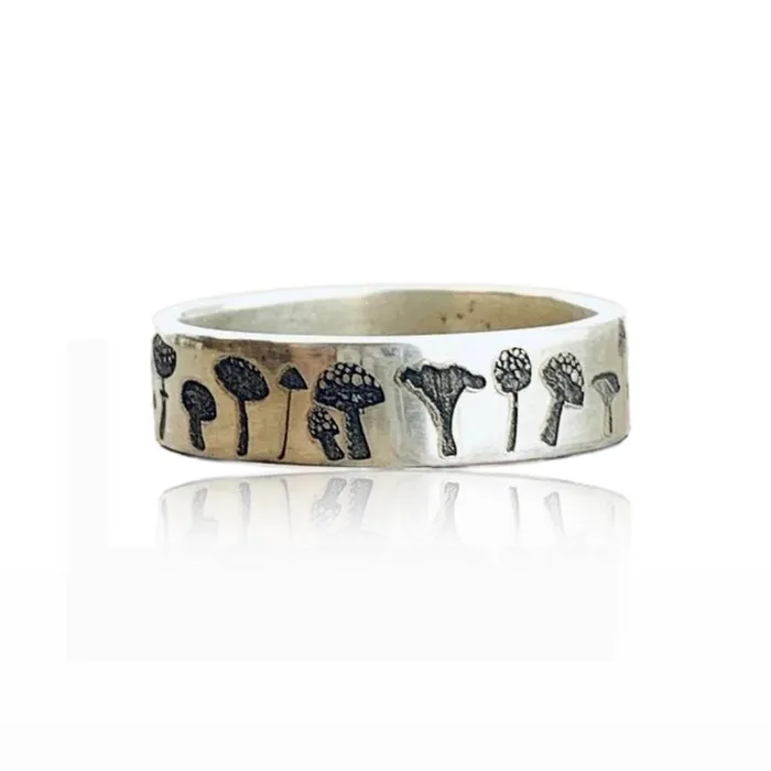 WickedAF Rings Forest Mushroom Ring