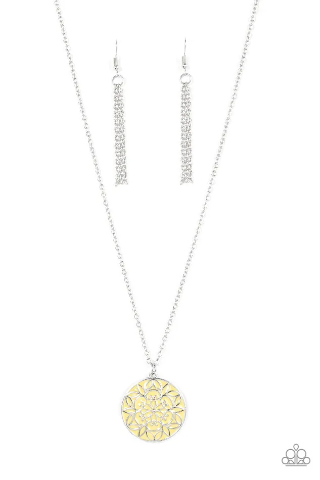 All Eyes On U Jewelry Paparazzi Accessories Colorfully Cottagecore Yellow Paparazzi Necklace Necklaces All Eyes On U Jewelry Paparazzi Accessories Colorfully Cottagecore Yellow Paparazzi Necklace Necklaces