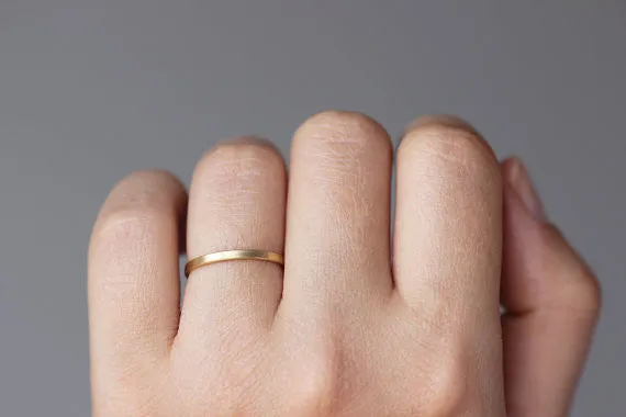 artemer Rings Basic Wedding Band 18k Solid Gold artemer Rings Basic Wedding Band 18k Solid Gold